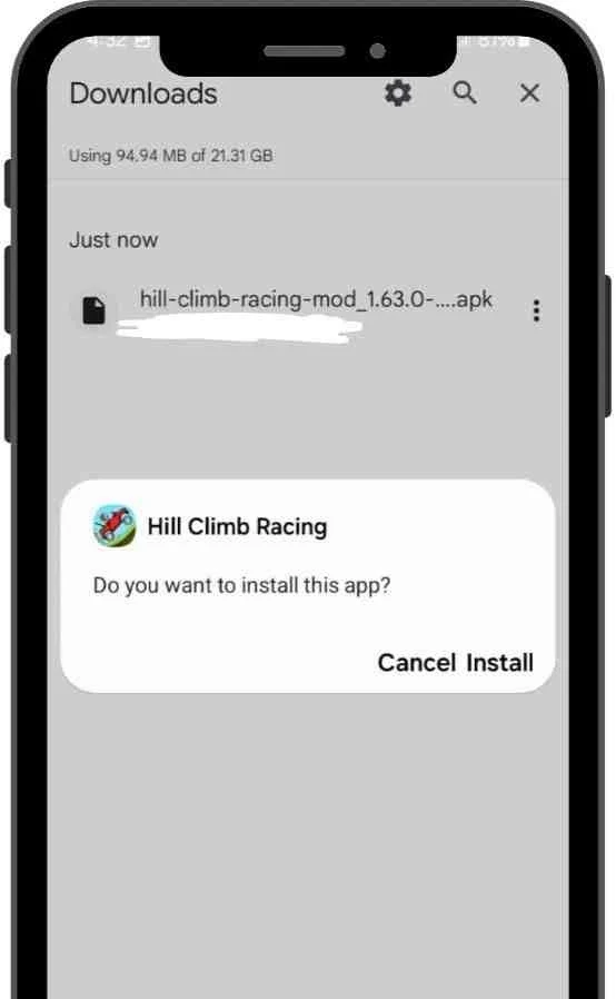 how to download hill climp racing mod apk STEP 3 e1752929544944